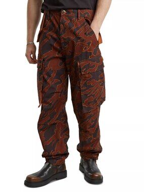 G-Star R-3N Cargo Pants Mens Size 36x32 Ripstop Camouflage Utility Gorpcore NWT
